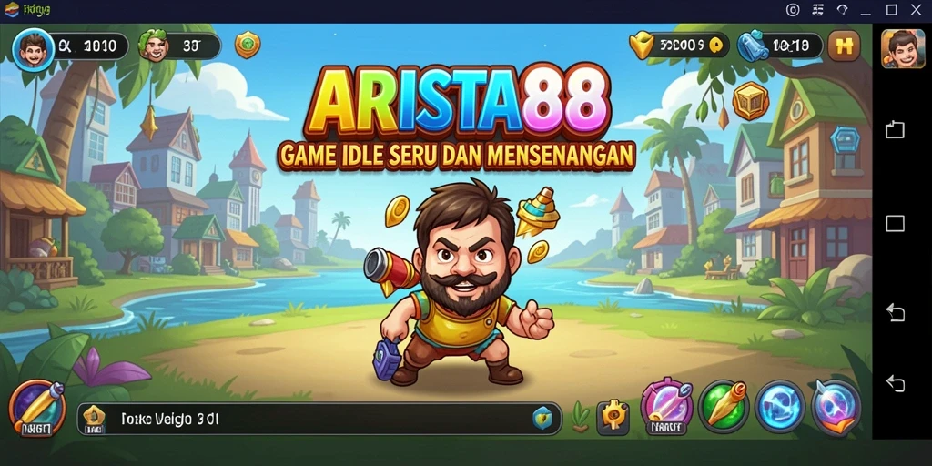 Tangkapan layar menampilkan gameplay Idle yang menyenangkan.