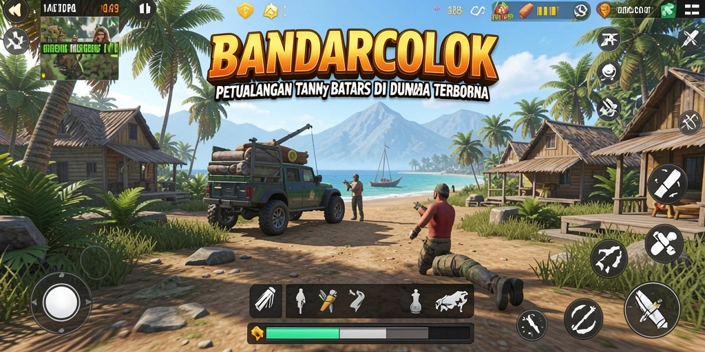 Tampilan gameplay BANDARCOLOK dengan pengalaman Open World yang mendebarkan.