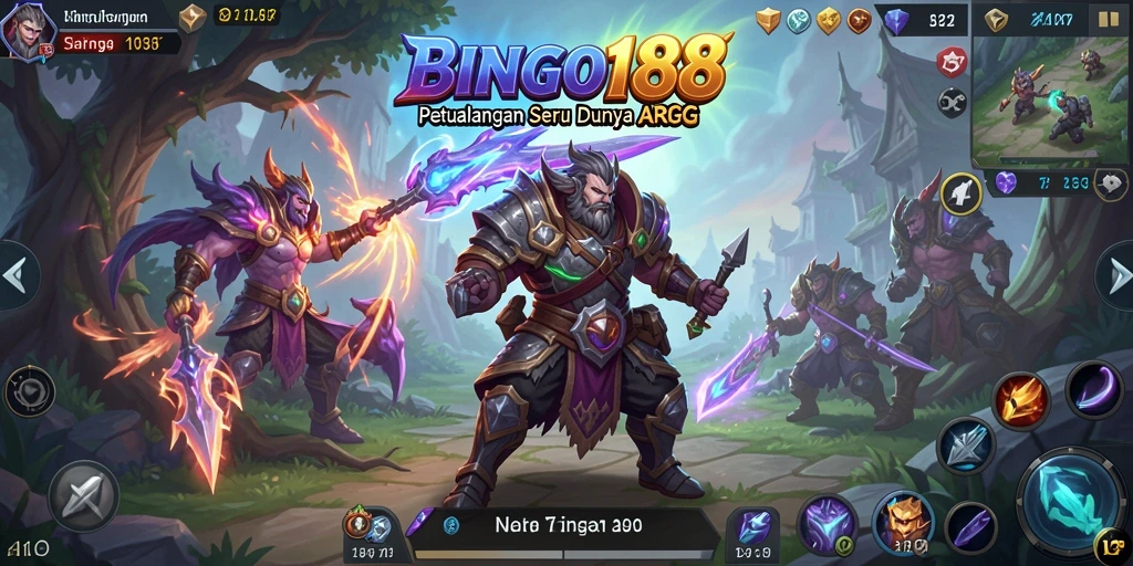 Tangkapan layar gameplay BINGO188 yang menunjukkan aksi pertarungan seru di dunia ARPG.