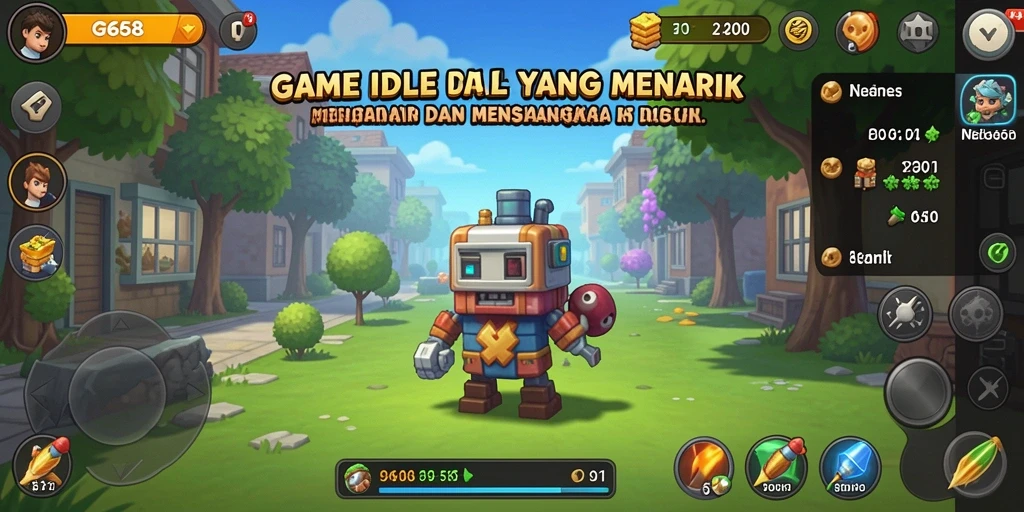 Tampilan gameplay G668 memberikan kesan santai dan mudah dipahami.