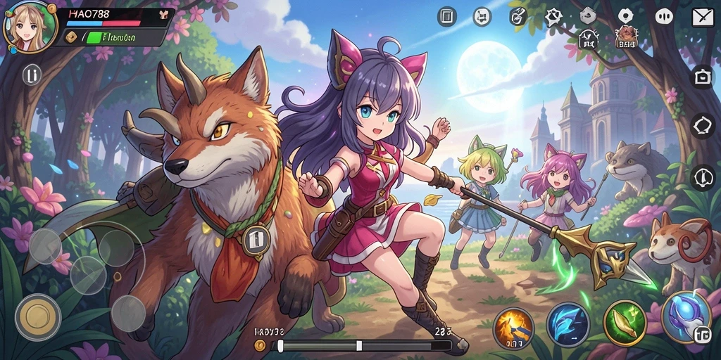 Tampilan menakjubkan dari gameplay HAO788 yang penuh aksi anime.
