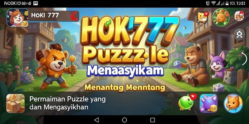 Screenshot HOKI777 menampilkan gameplay Puzzle yang seru dan menantang.