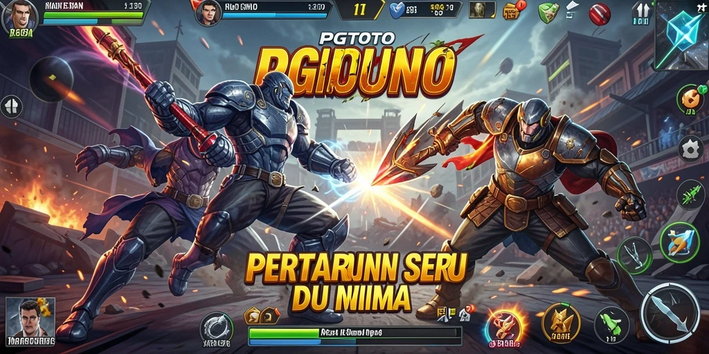 Tampilan gameplay PGTOTO yang penuh aksi dan pertarungan seru.