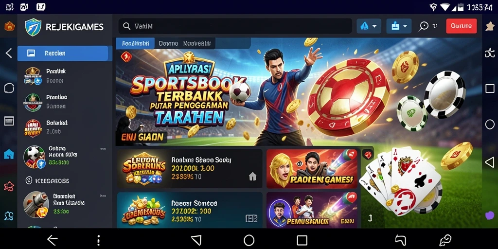 Tampilan menarik dari gameplay langsung di REJEKIGAMES.