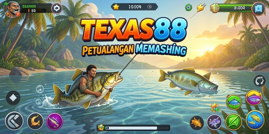 Gameplay TEXAS88 yang seru saat menangkap ikan.