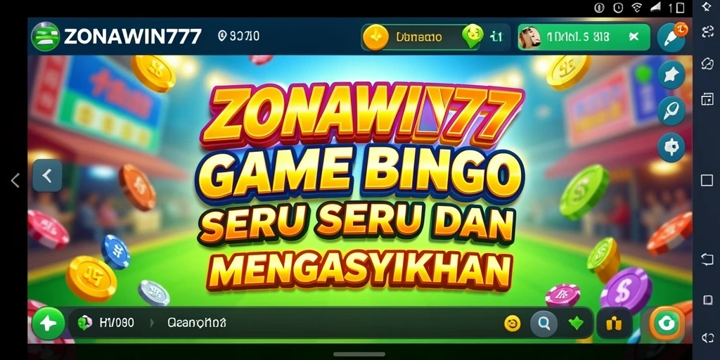 Screenshot dari gameplay Bingo di ZONAWIN777 yang menarik.
